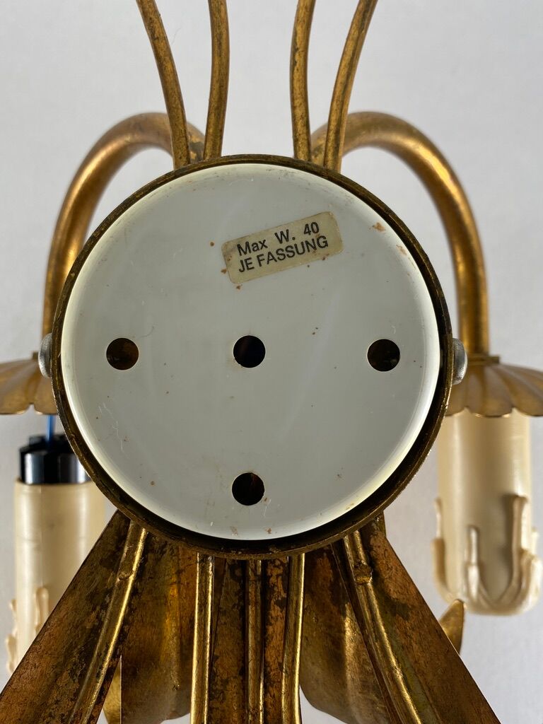 Je Fassung wheat ear wall lamp 1960/70