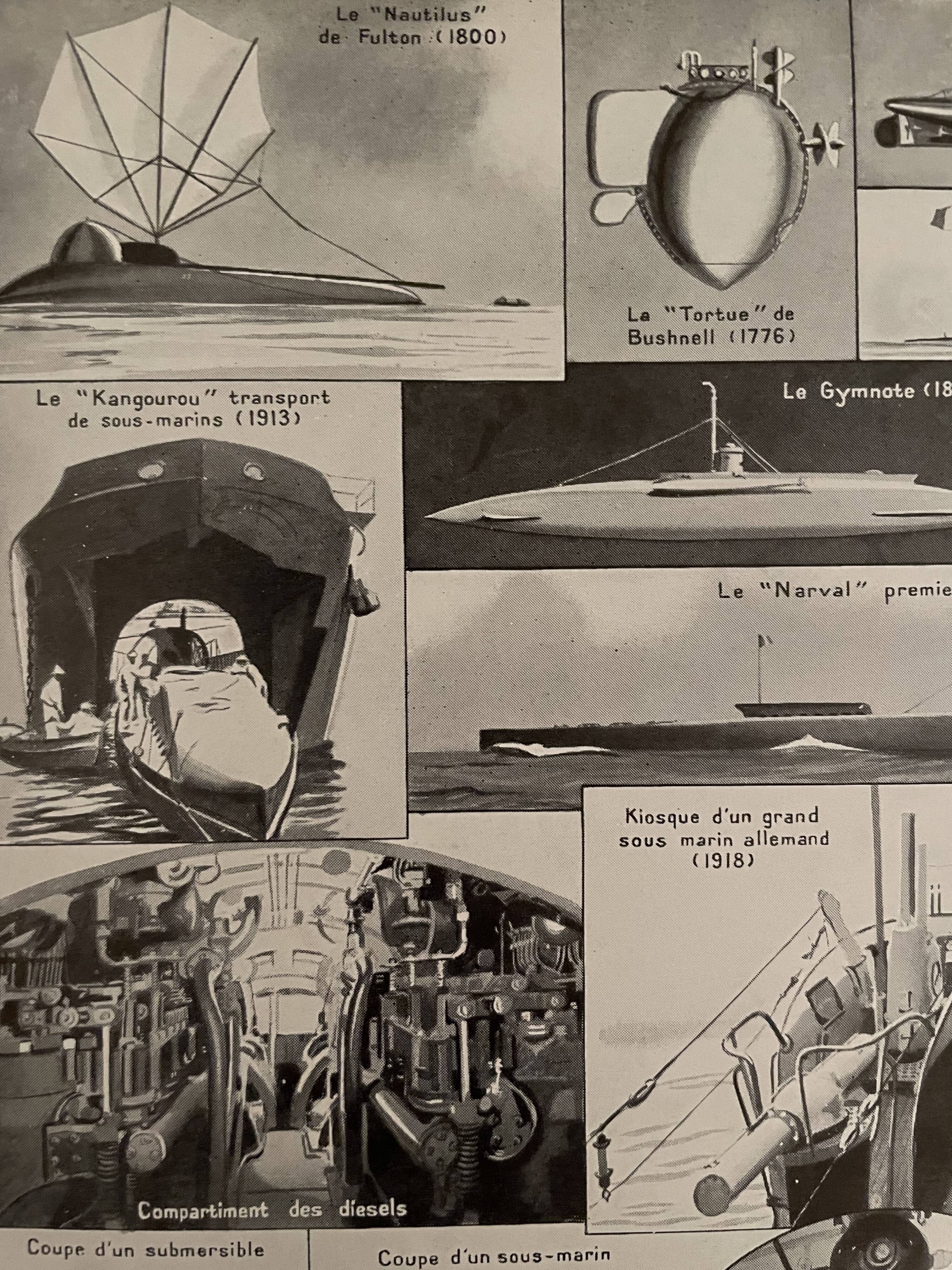 Photographic plate on submarines and torpedo boats of 1928