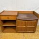 Mid-century retro vintage teak telephone seat by Nathan 1960–1970