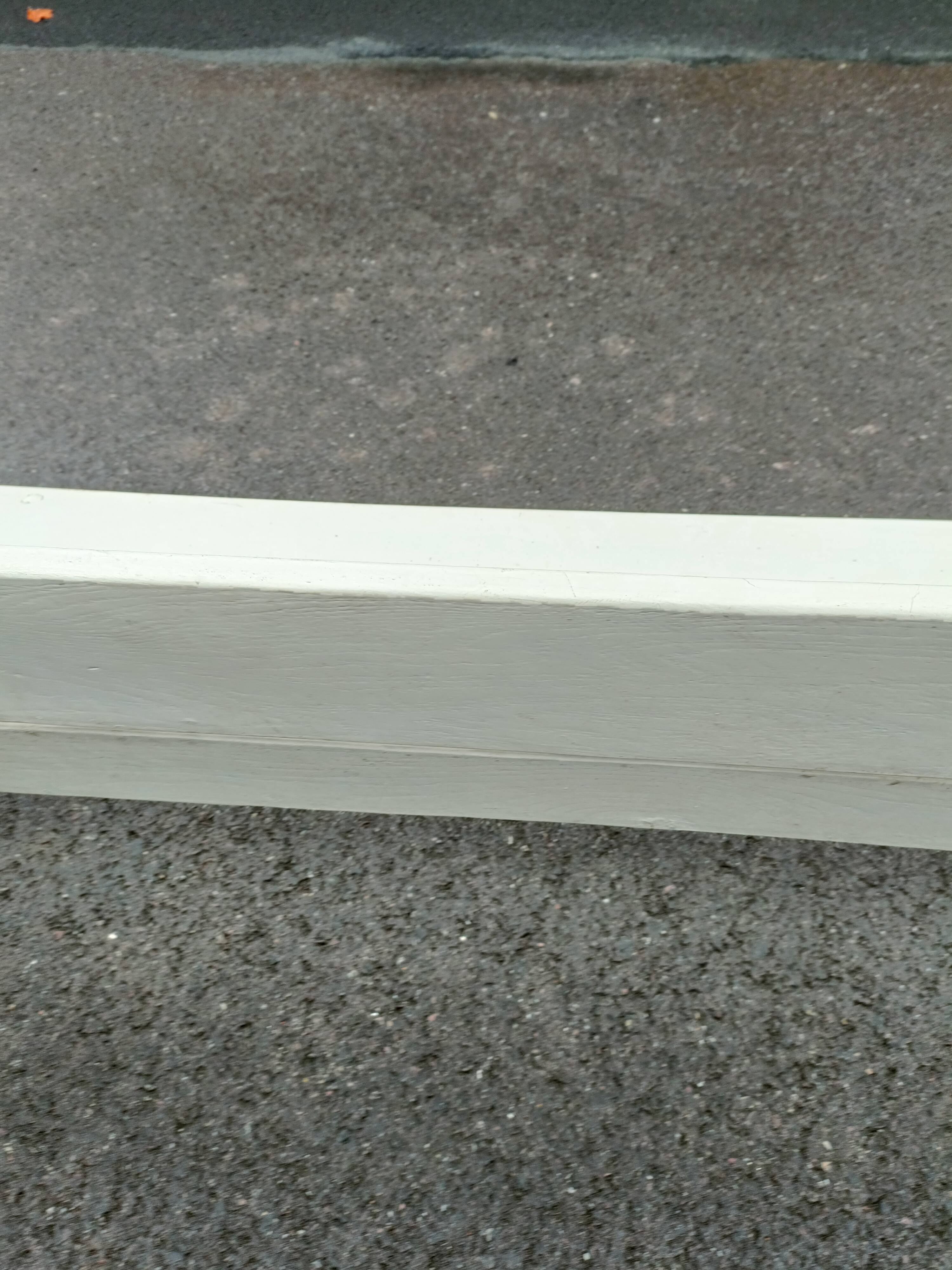 Garden bench old cast iron feet