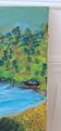 Tableau huile sur toile paysage vintage