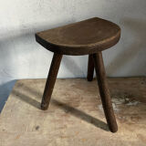 Wooden tripod stool