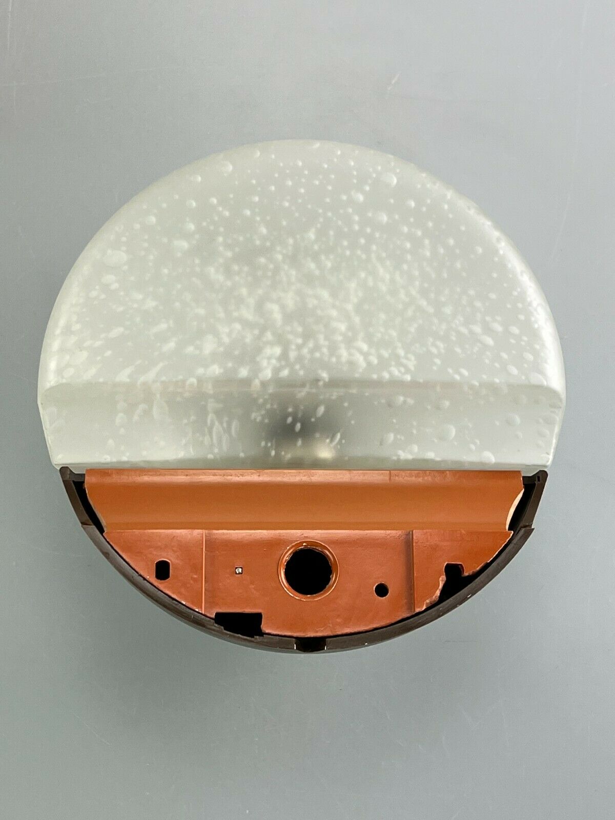 60's 70's Wall Light Sconce Lamp Wall Lamp Glass Plastic Space Age
