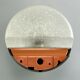 60's 70's Wall Light Sconce Lamp Wall Lamp Glass Plastic Space Age