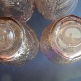 Art Deco vase in pink glass / 4