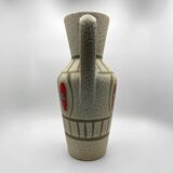 Large vase in matte and glazed ceramic • Manufacture Bay Keramik • W. Germany