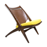 Iconic "Krysset" Chair Design Fredrik Kayser For Gustav Bahus 50s 60s Scandinavian Modern