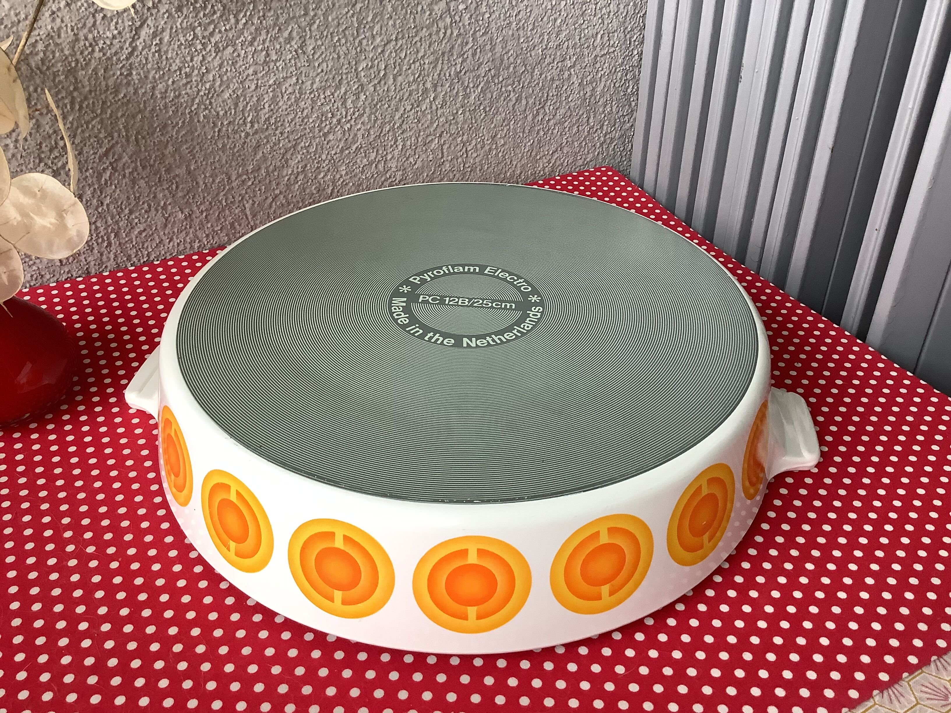 Pyroflam electro dish made in Netherlands - PC12B/25cm