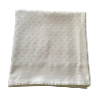 White satin tablecloth