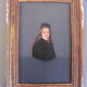 Two portraits wooden frame