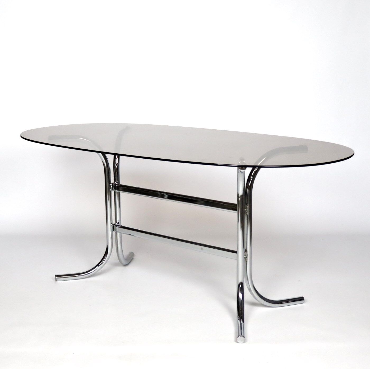 Chrome dining table 70s