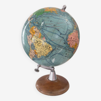 Terrestrial globe drawn by j forest edited by girard barrere & thomas