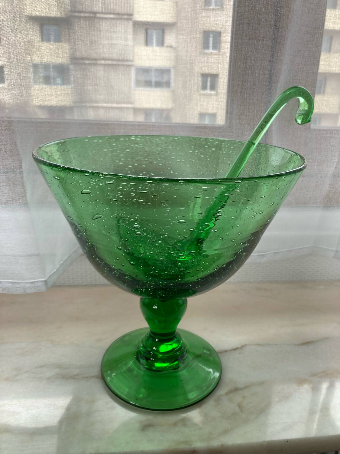 Biot vintage punch service cup ladle