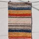 Handwoven recycled cotton rug - 40 x 60 cm