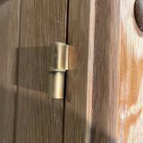 Armoire des années 40 en chêne dans le style de Guillerme et Chambron, années 1960