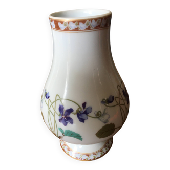 Very pretty antique Haviland Limoges porcelain vase from the Impératrice Collection