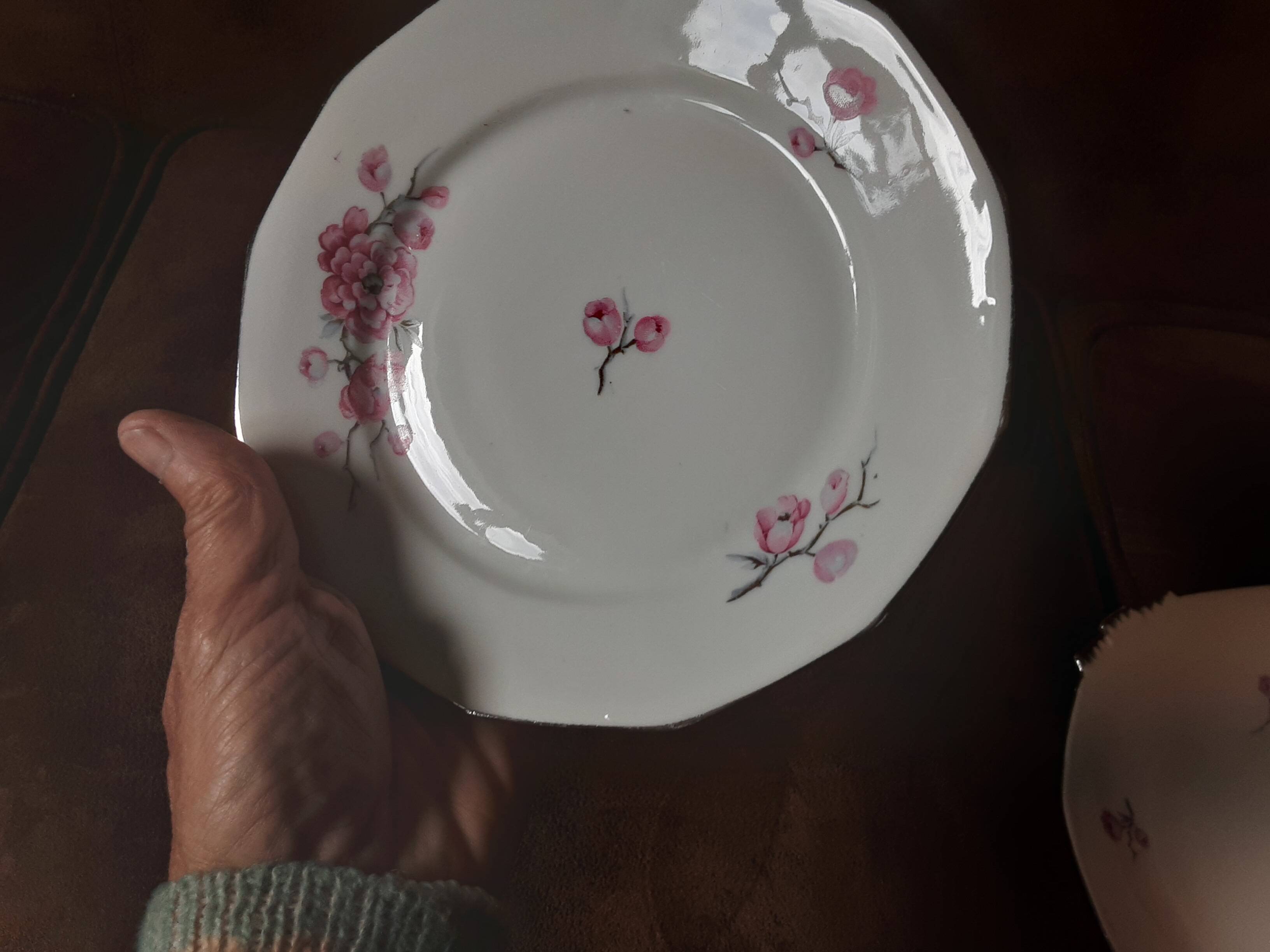 Service à dessert en porcelaine