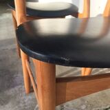 Pair of modernist Scandinavian chairs from the 1960s