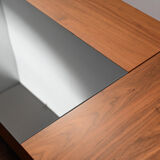 Multifunctional Shiva coffee table with storage and raisable table tops