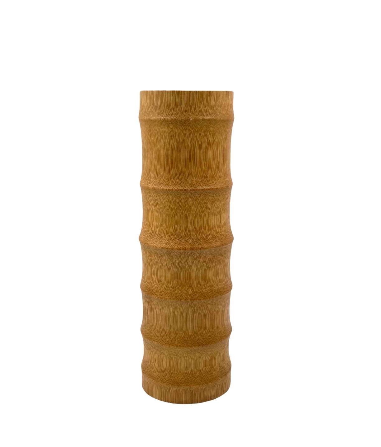 Hollywood regency bamboo vase, Italy 1970