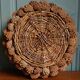 XL handmade wicker & pine cone Adirondack basket, circa 1930.