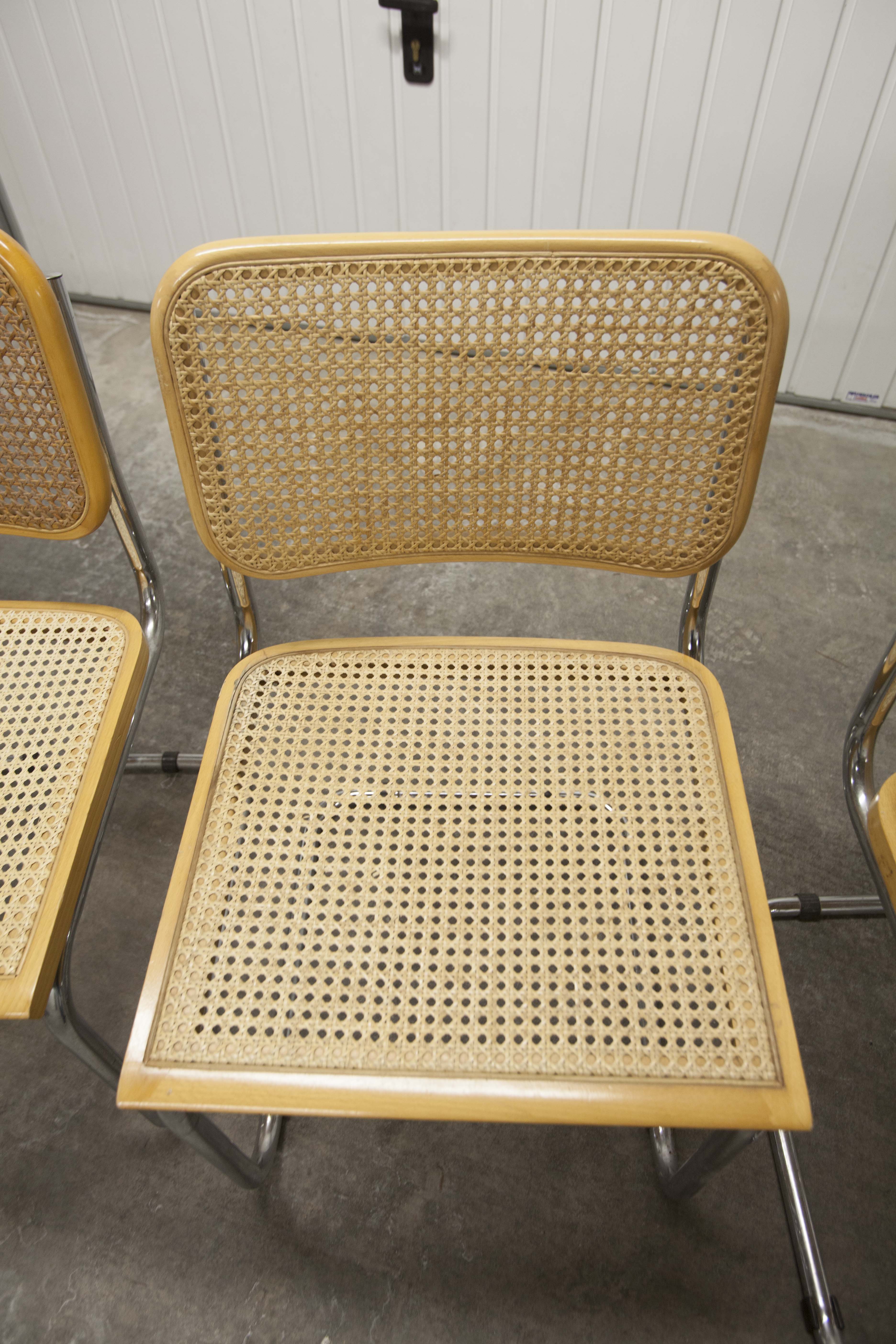 Set of 6 chairs by Marcel Breuer B32