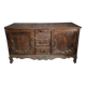 Grand oak buffet from the 18th century, Auvergne