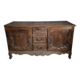 Grand oak buffet from the 18th century, Auvergne