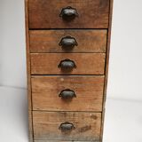 Old cabinet of craft drawer