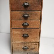 Old cabinet of craft drawer
