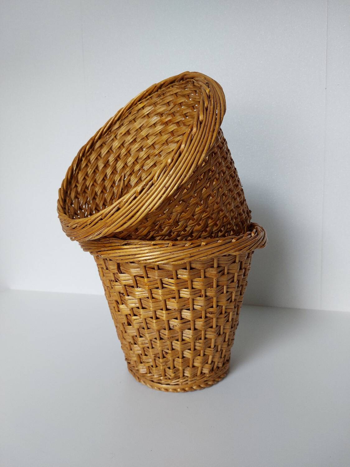 Woven Wicker Plant Pots