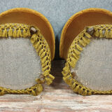 Pair of toad chairs in the shape of the Napoleon III era around 1850