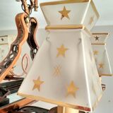 Rectangular chandelier 8 petitot