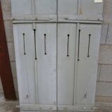 Paire de volets patine ancienne grise