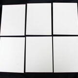 Lot of 6 vintage botanical prints, P.J. Redoute Roses Rosa, Imprimerie de Rémond