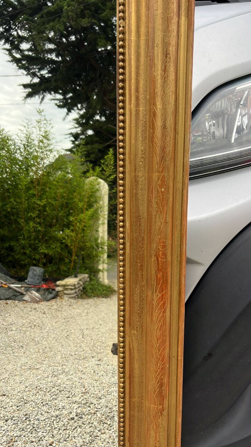 Miroir ancien Louis Philippe 140/102 cm