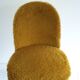 Vintage mustard barrel chair