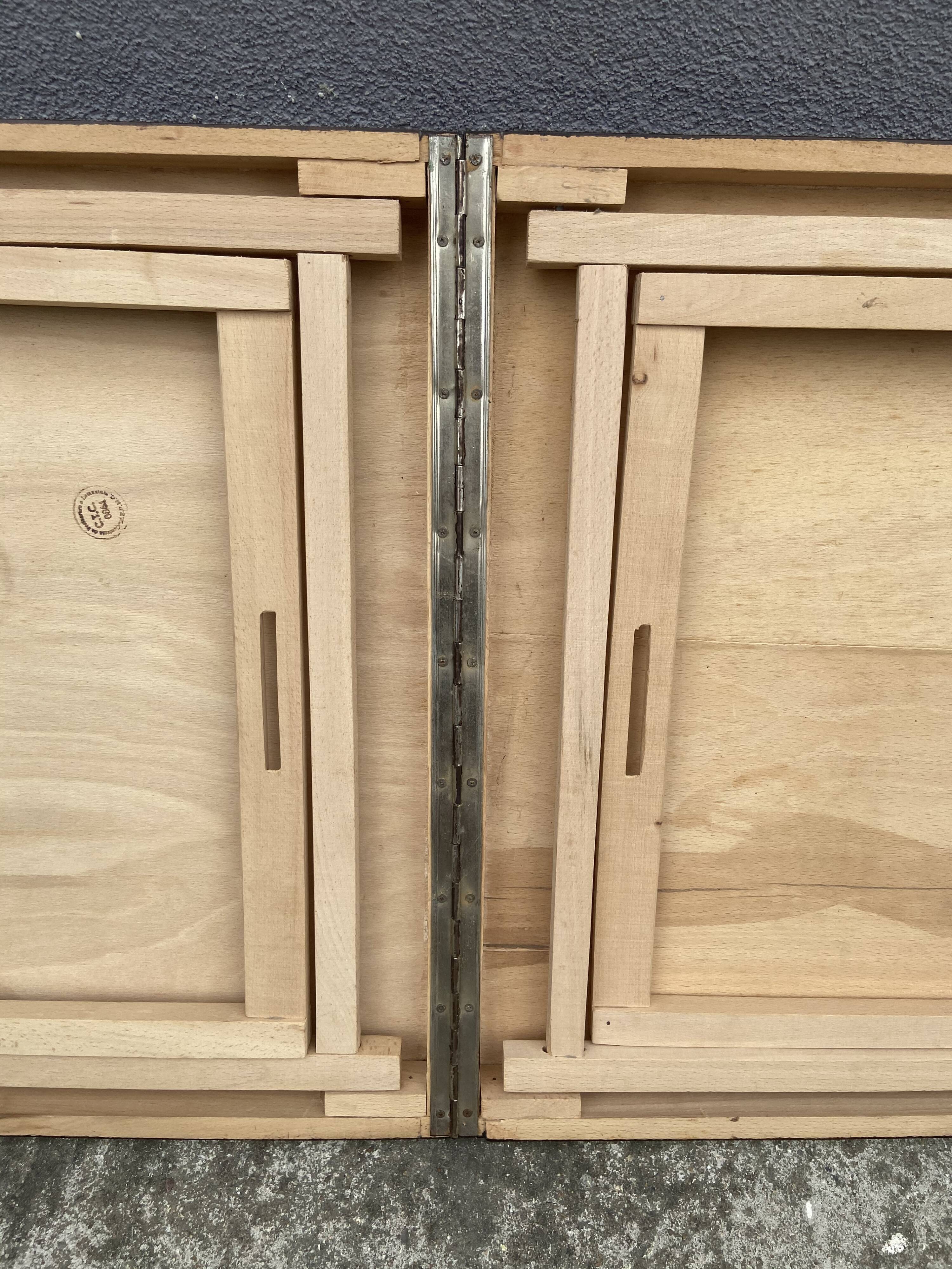 Wooden upholstery table