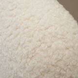 White armchair, Scandinavian design, production: Denmark