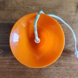 Vintage table lamp/Orange plastic mushroom lamp