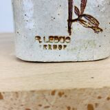 Herbarium vase by Raymonde Leduc in Vallauris 25 cm