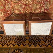Pair of Art Deco style bedside tables