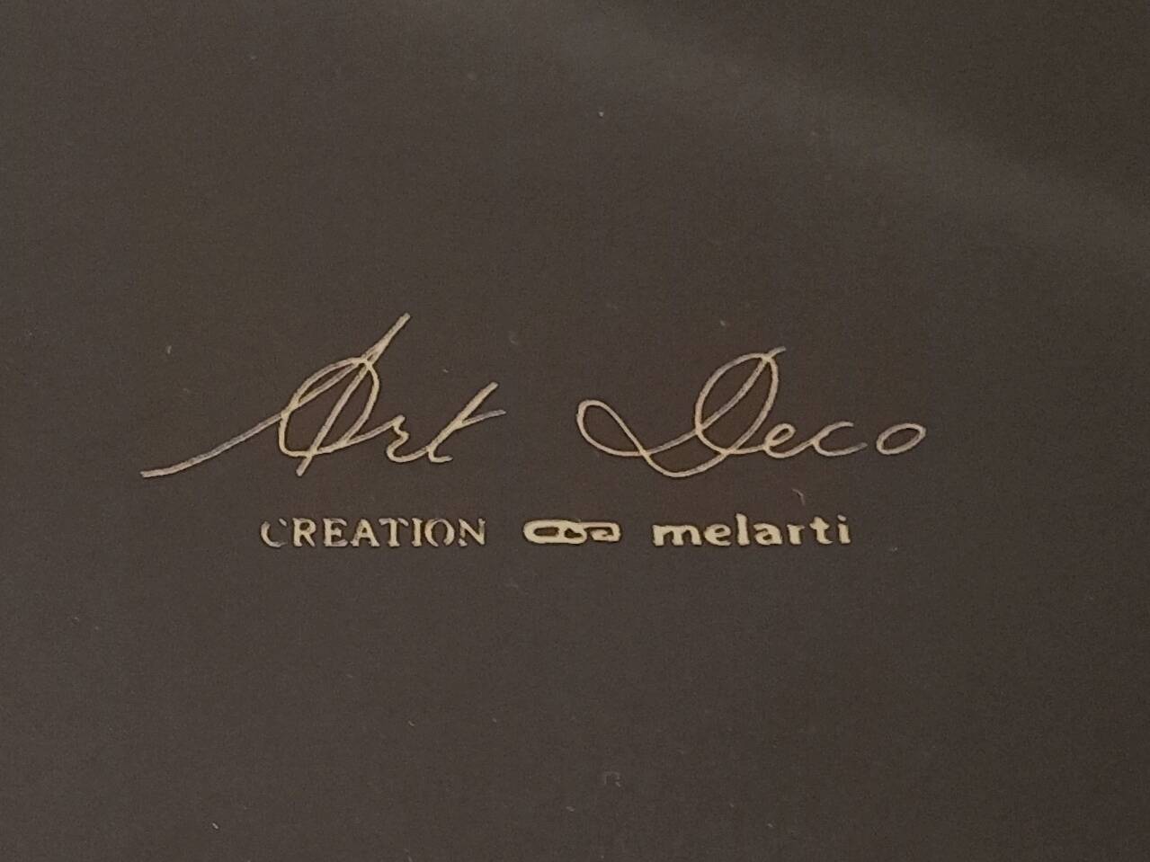 Plateau art déco Mélarti