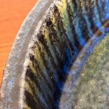 Large studio pottery bowl in modern mid-century Danish style by Bangholm, 1960s.