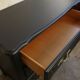 Vintage black chest of drawers