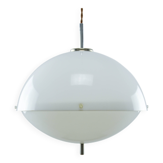 Lampe à suspension en plastique rétro du milieu du siècle moderne