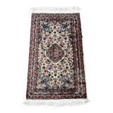 Persian rug in wool and silk 110cm x 60cm