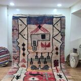 Handmade Berber wool rug Boujaad 250x150 cm