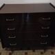 Vintage Lacquered Wooden Chest of Drawers