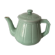 Théière ancienne vert céladon